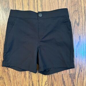 Nike Black Tailored Shorts Mid-Thigh Length